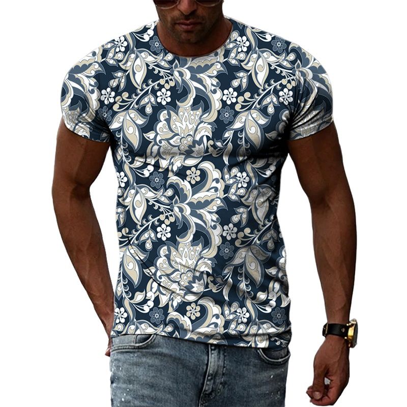 Y2K Ethnic Fashion - Camiseta de Hombre de Gran Tamaño