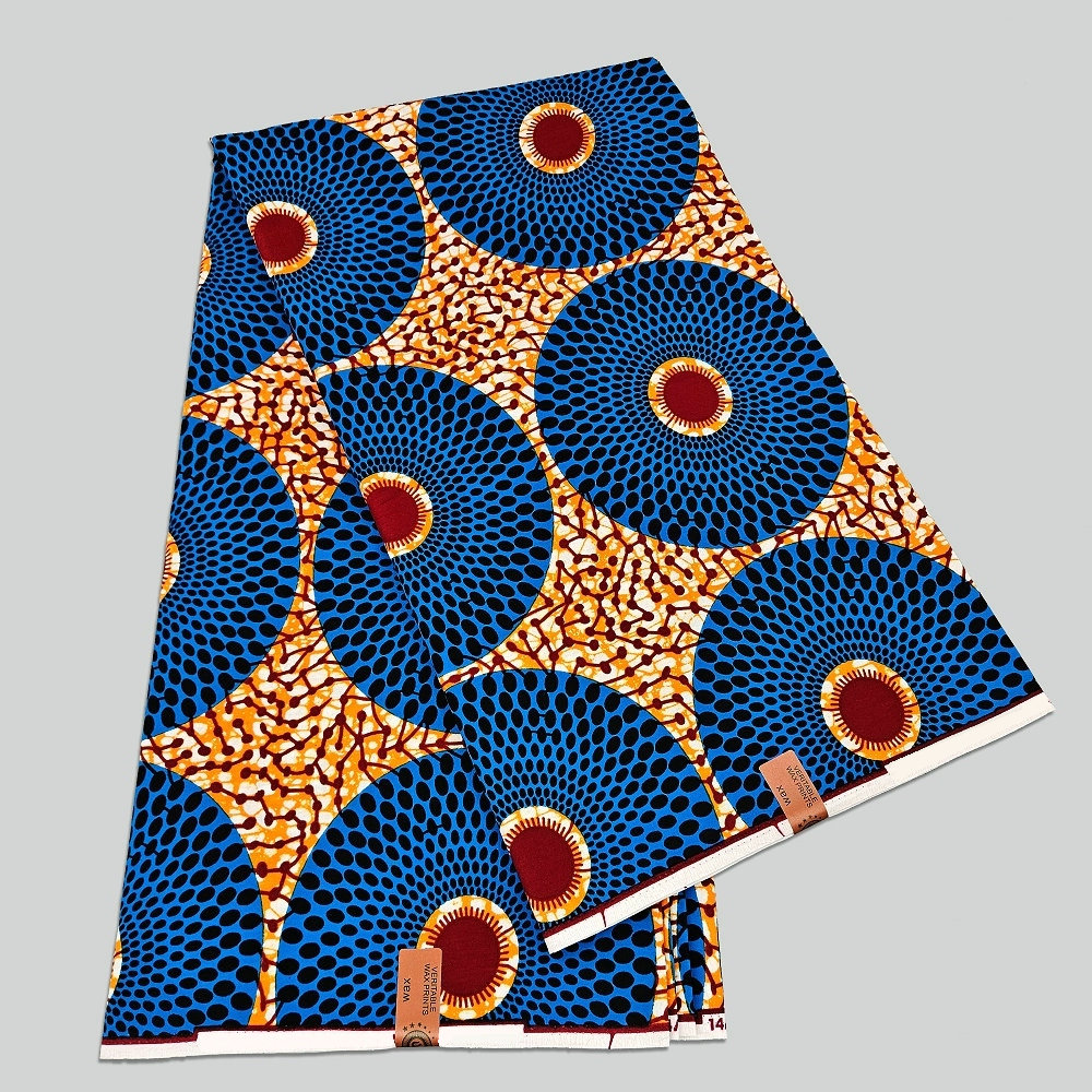 African Ankara Print - Tela estampada con cera auténtica de
