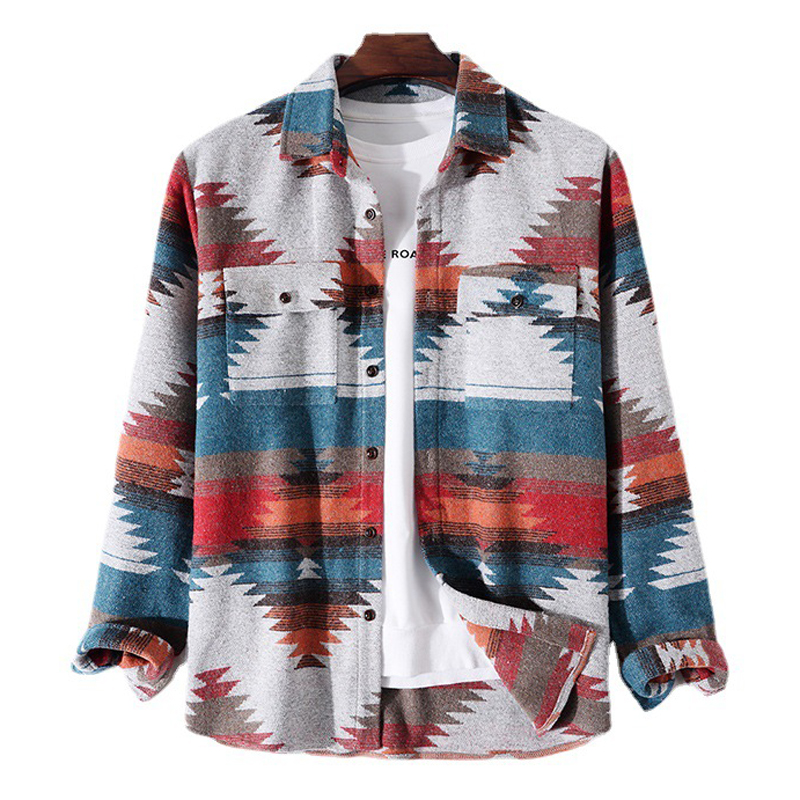 Ethnic Fashion Logo - Camisas informales de moda de camuflaje