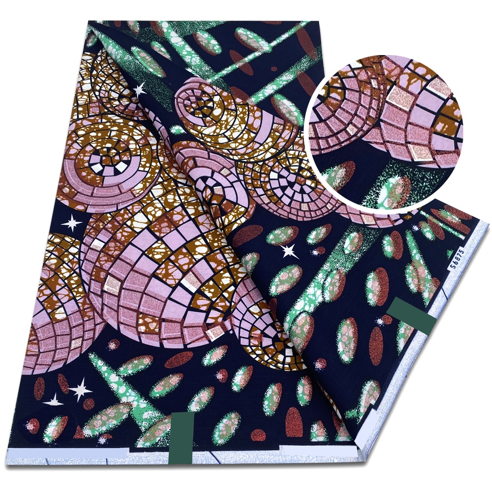 African Ankara Print - Nuevo Espolvoreado africano Grand Super Batik