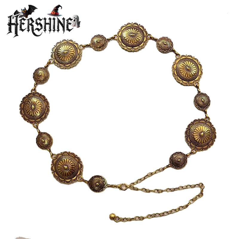 Y2K Ethnic Fashion - HERSHINE, 1 pieza, cadena de cintura