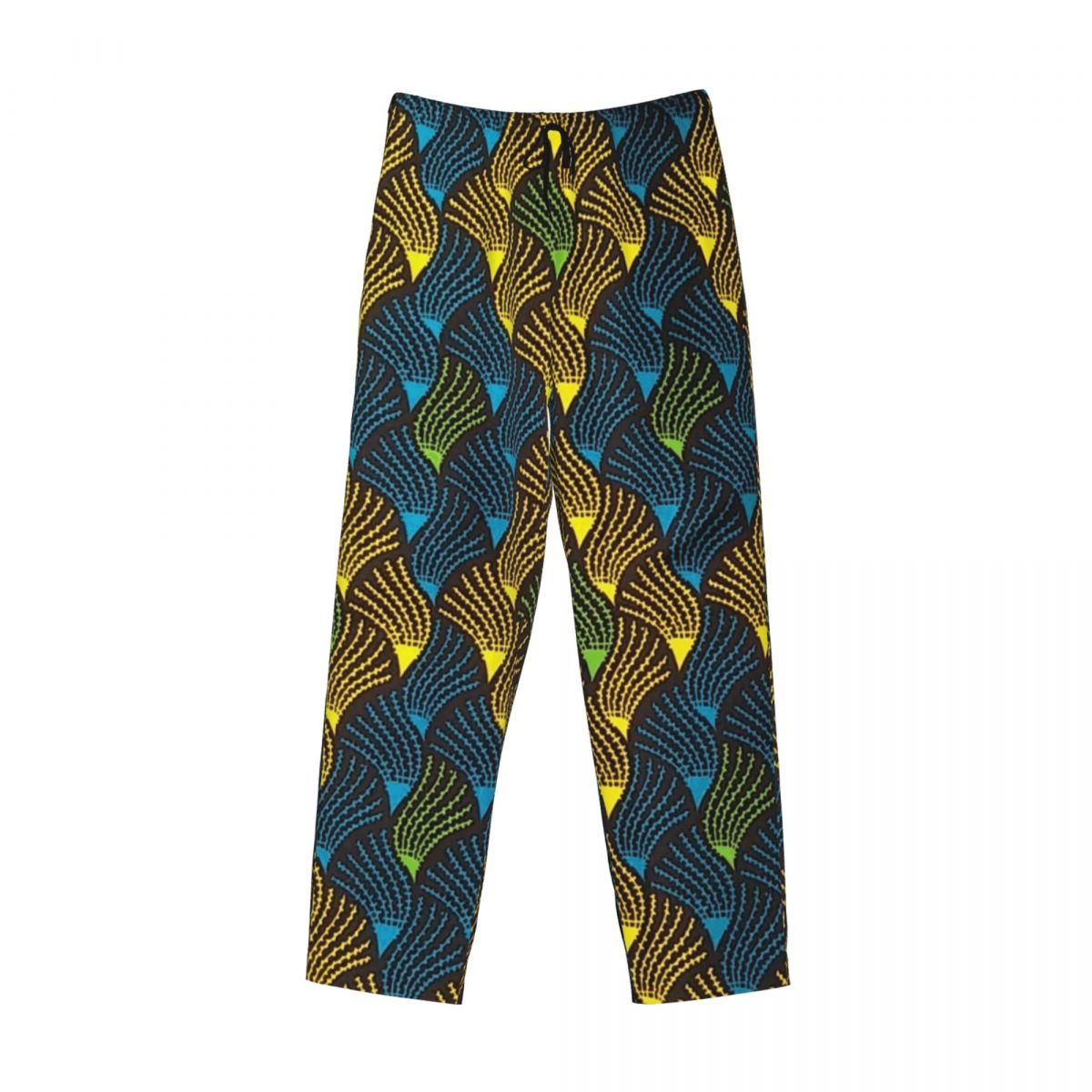 African Ankara Print - Pantalones de pijama con estampado de