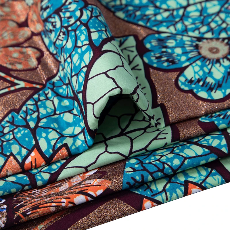 African Ankara Print - Tela de Algodón Africana con Estampado