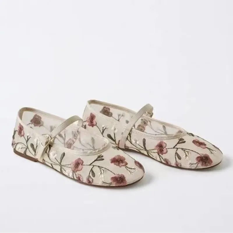 Zapatos planos de Ballet de oc - Ethnic Fashion Brands reseña y precio