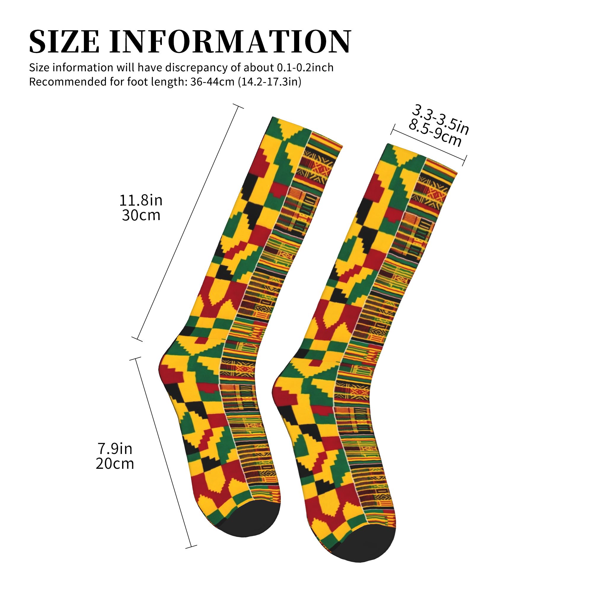 Calcetines Deportivos de Compr - African Ankara Print reseña y precio