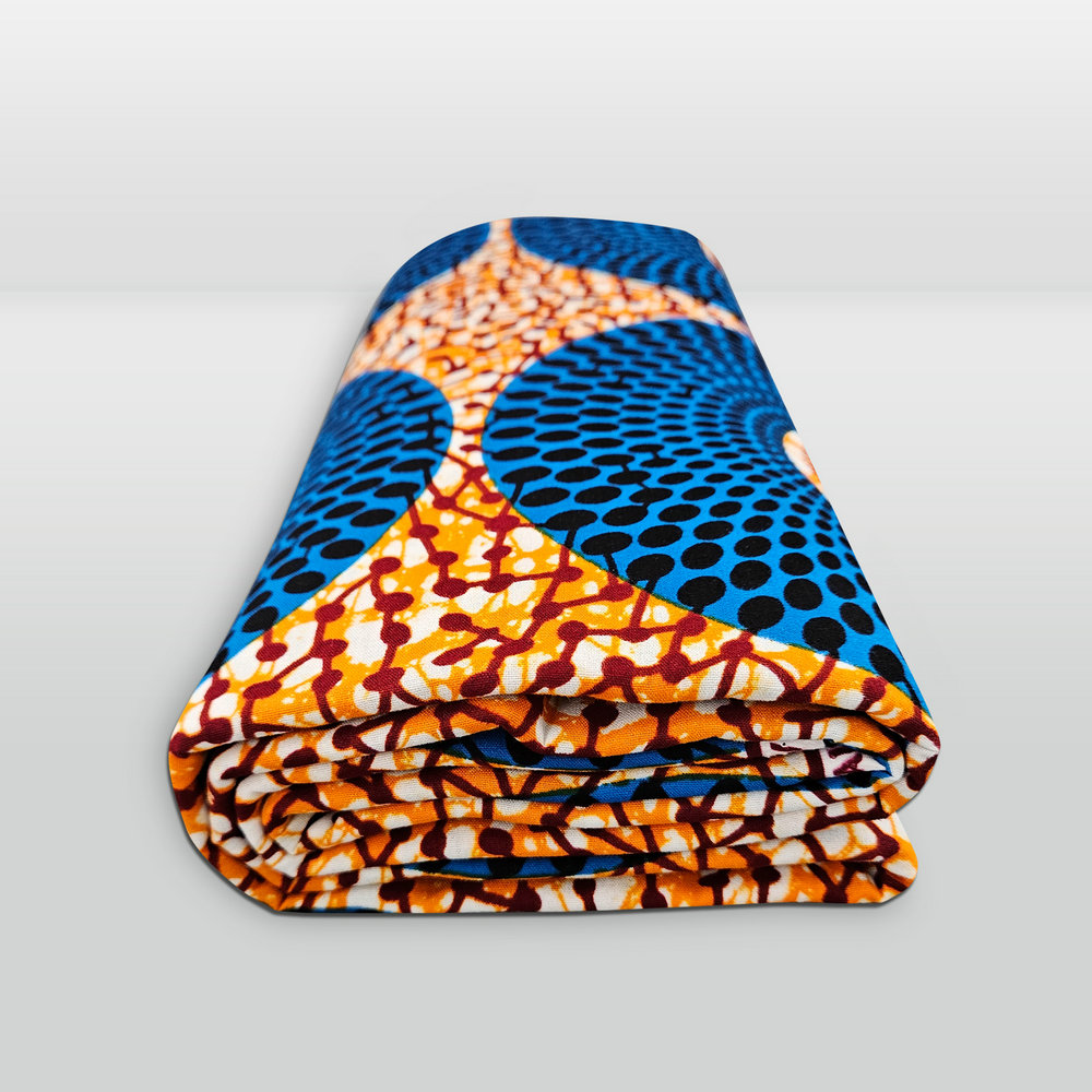 Tela estampada con cera autént - African Ankara Print reseña y precio