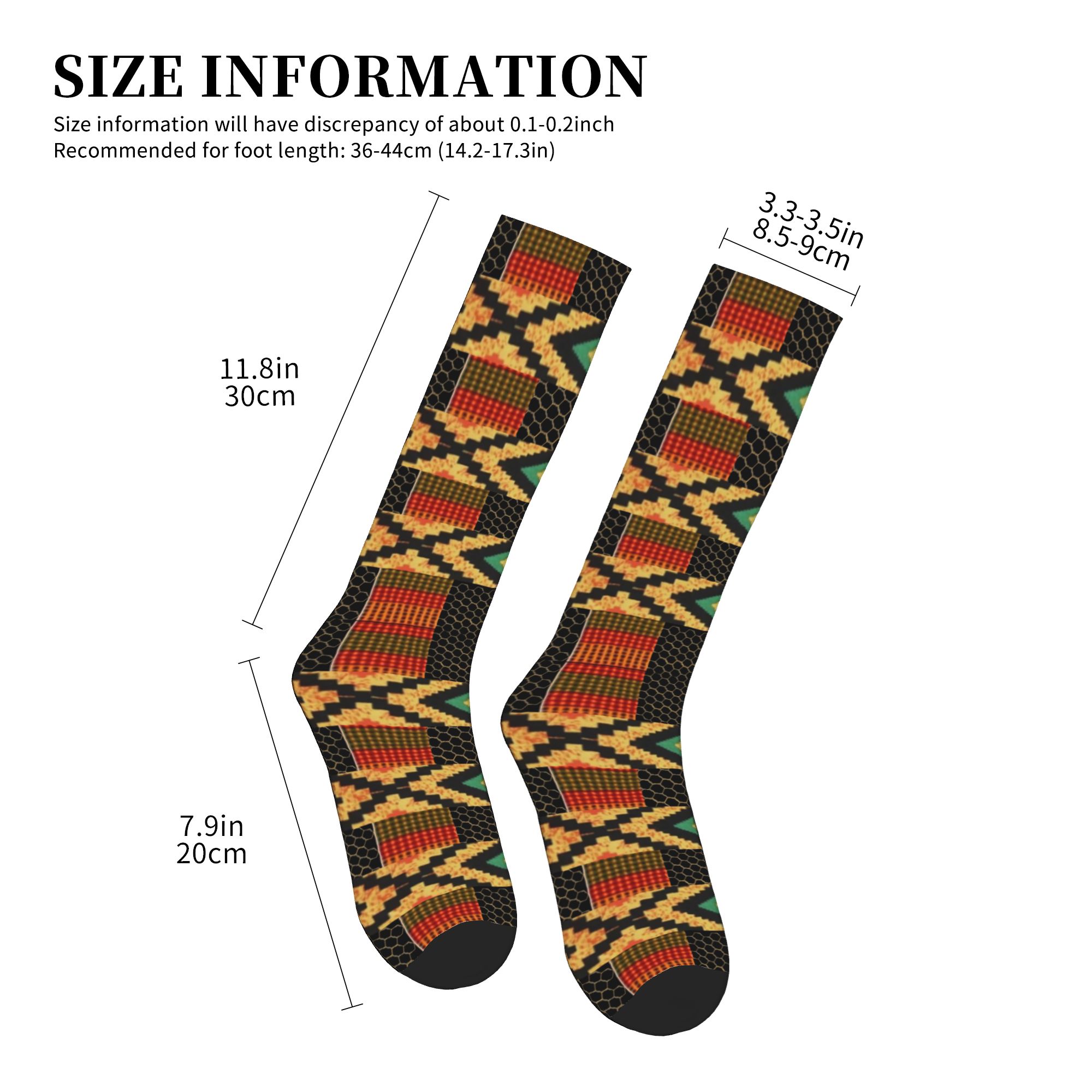 Calcetines con estampado afric - African Ankara Print reseña y precio