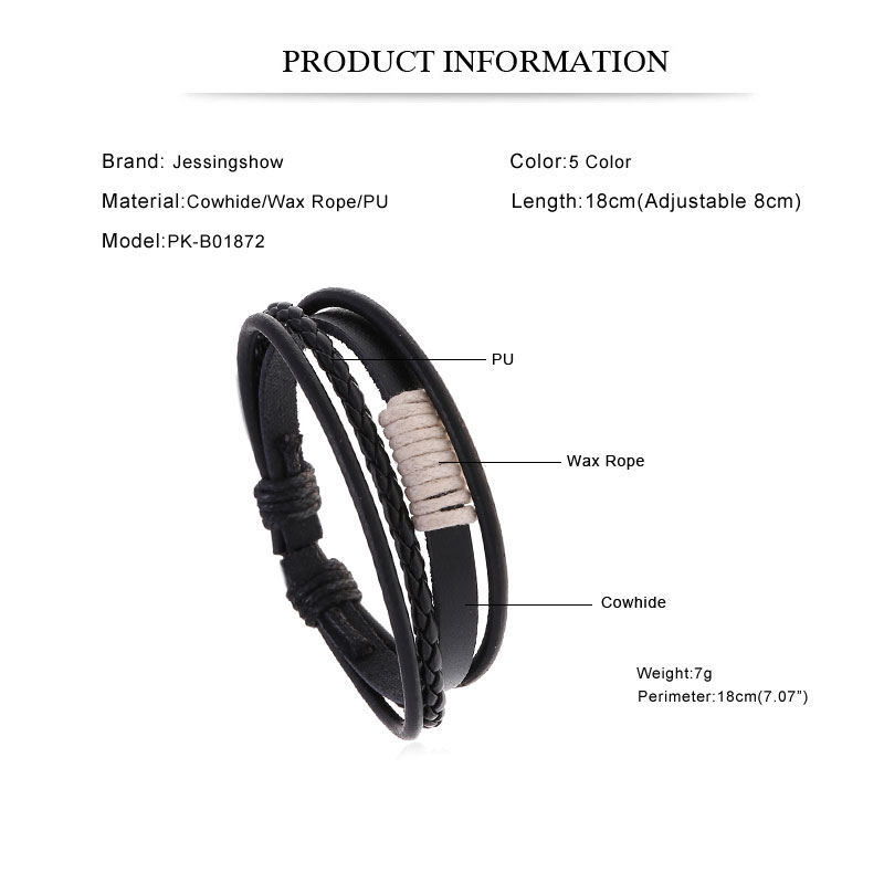 2025 Pulsera de cuero para hom - Ethnic Fashion Pk reseña y precio