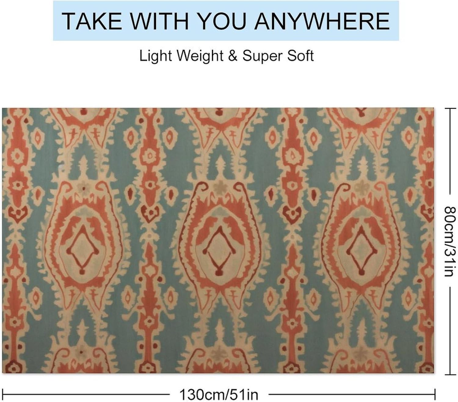 Toallas de Playa con Diseño de - Ikat Woven Fabric reseña y precio