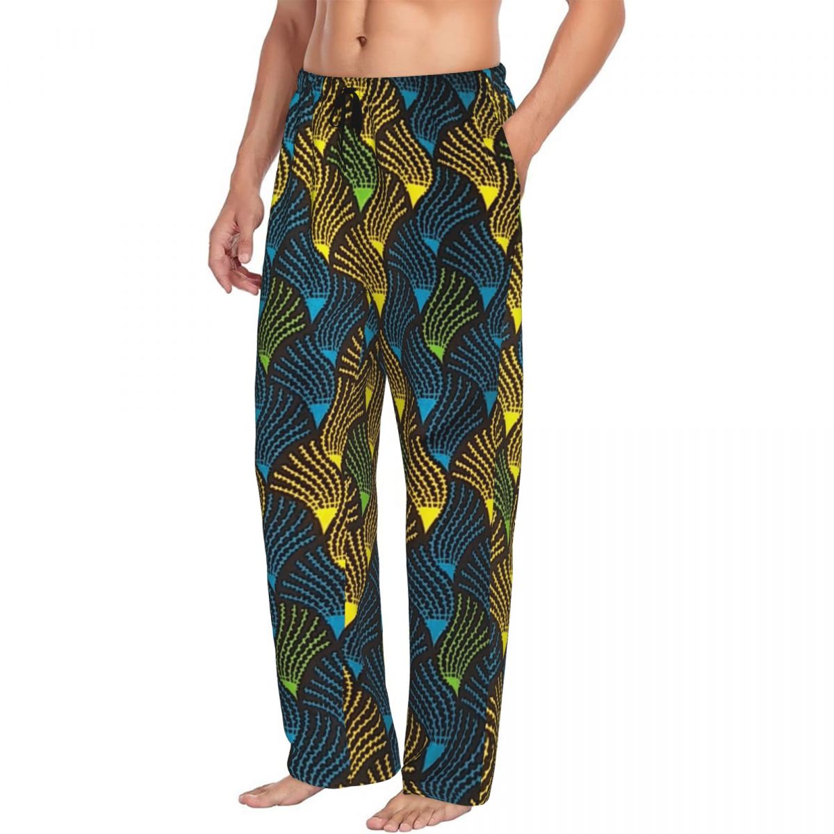 Pantalones de pijama con estam - African Ankara Print reseña y precio