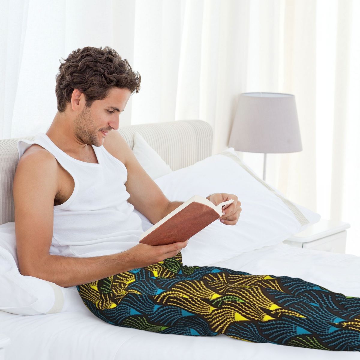 Pantalones de pijama con estam - African Ankara Print reseña y precio