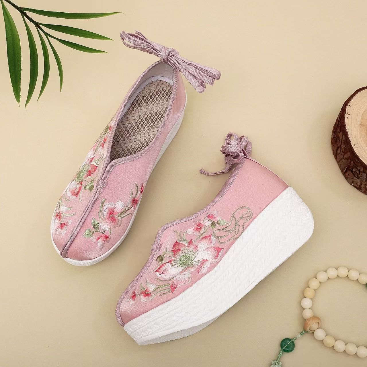 Zapatos de cuña de estilo étni - Ethnic Style reseña y precio