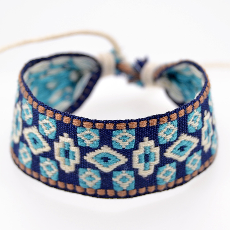 Pulseras de algodón y lino tej - Ethnic Fashion Brands reseña y precio