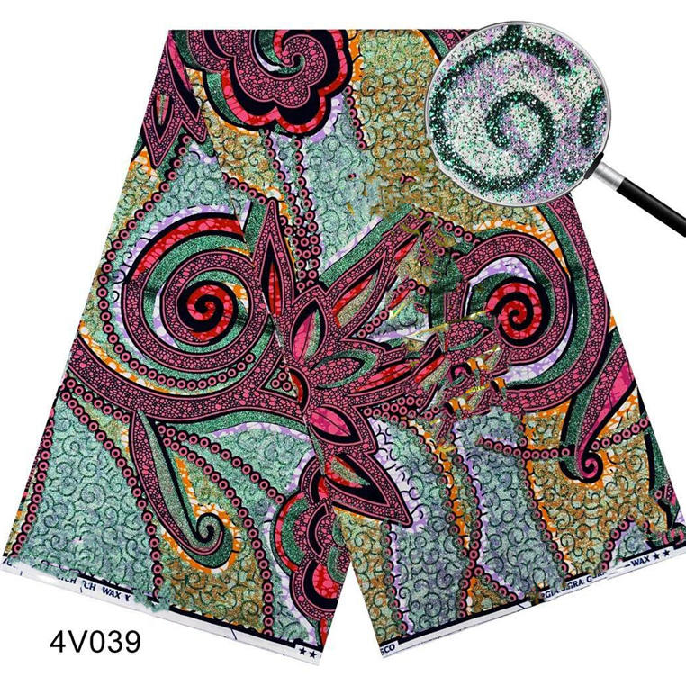 Tela estampada de cera de poli - African Ankara Print reseña y precio