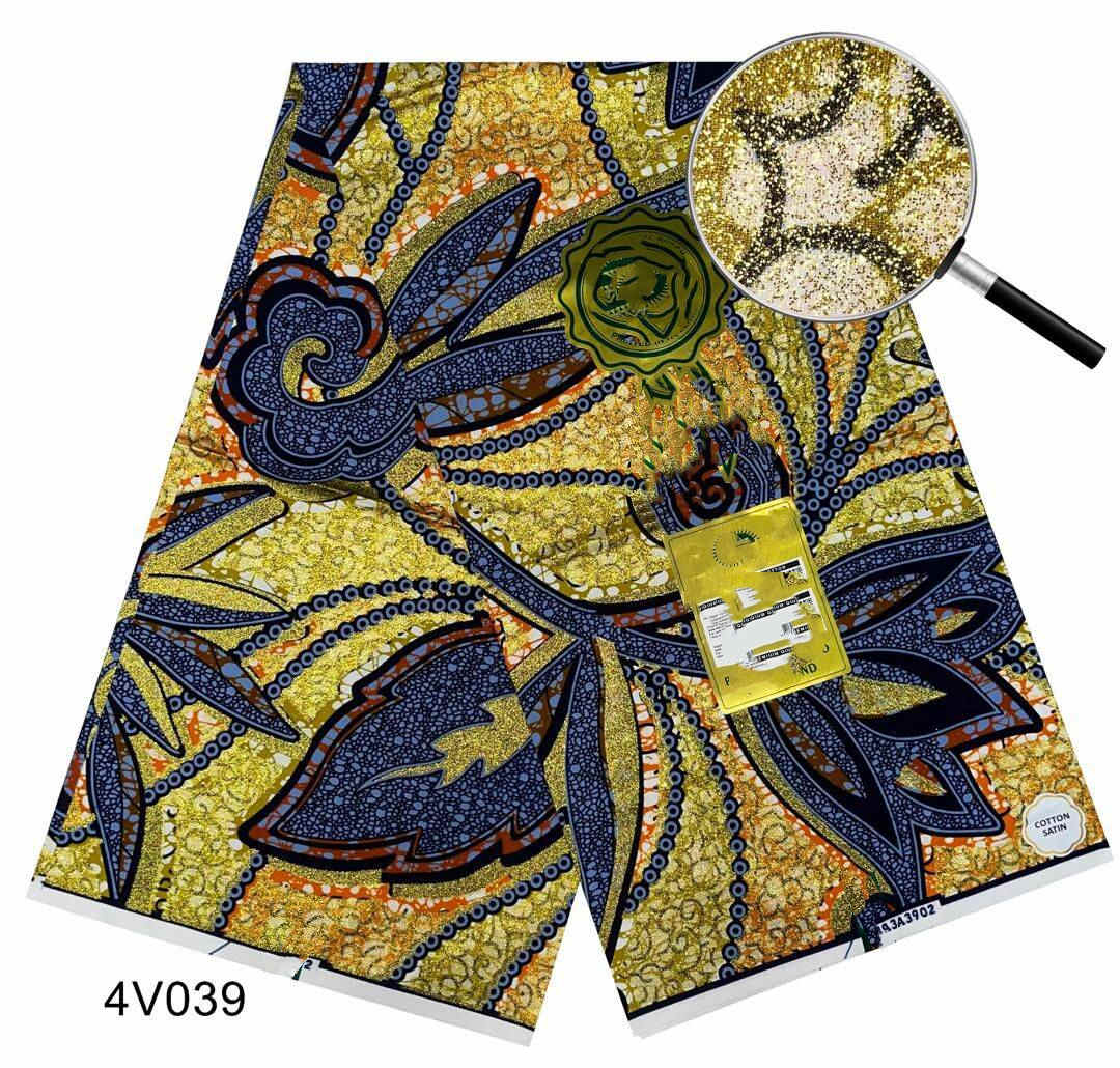 Tela estampada de cera de poli - African Ankara Print reseña y precio
