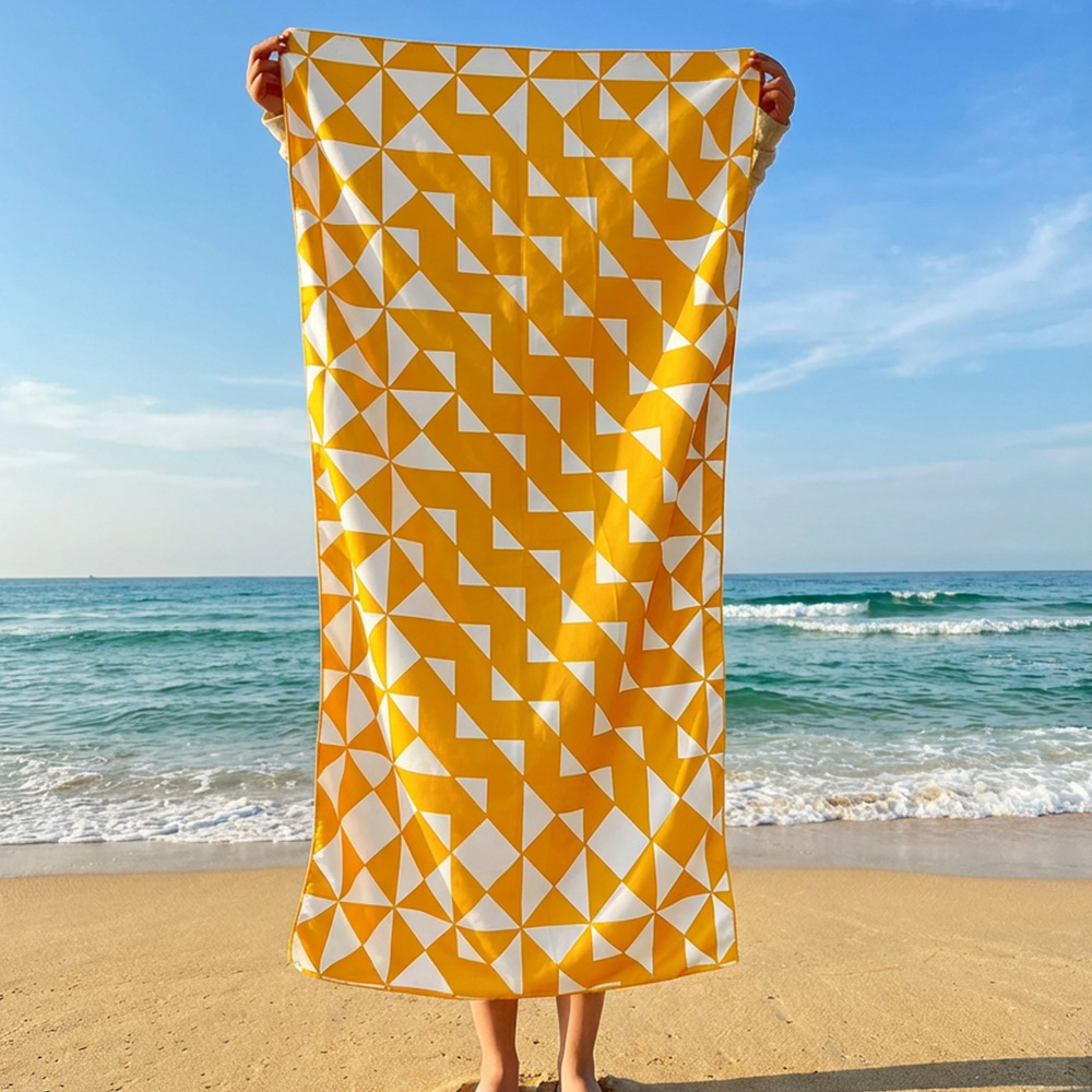 Toalla de Playa con Estampado  - Ikat Woven Fabric reseña y precio