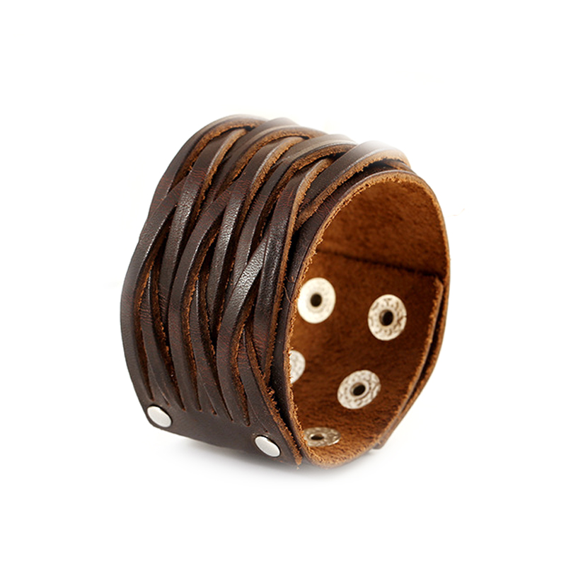 Pulseras anchas de cuero genui - Ethnic Fashion Pk reseña y precio