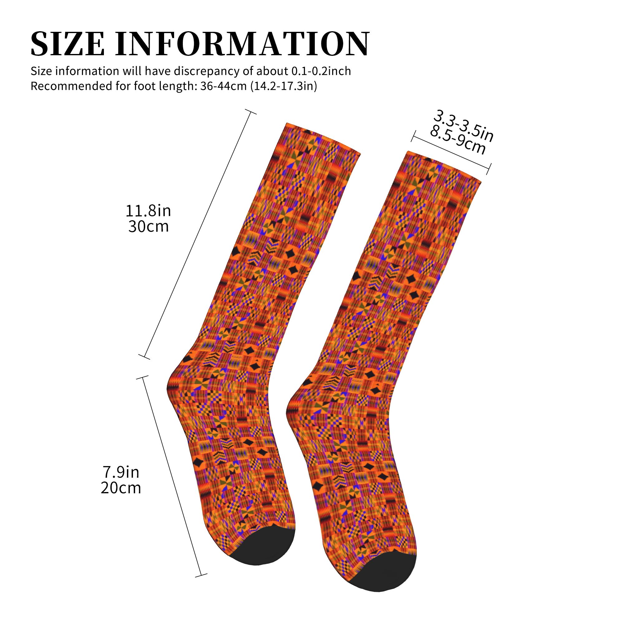 Calcetines Kawaii con estampad - African Ankara Print reseña y precio