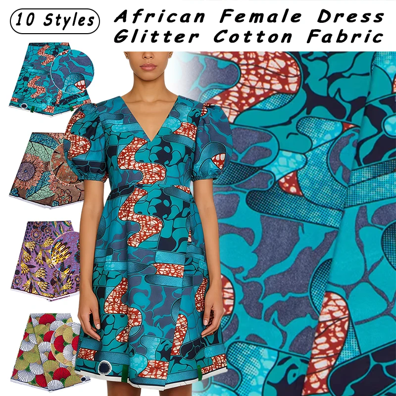 Tela de Algodón Africana con E - African Ankara Print reseña y precio