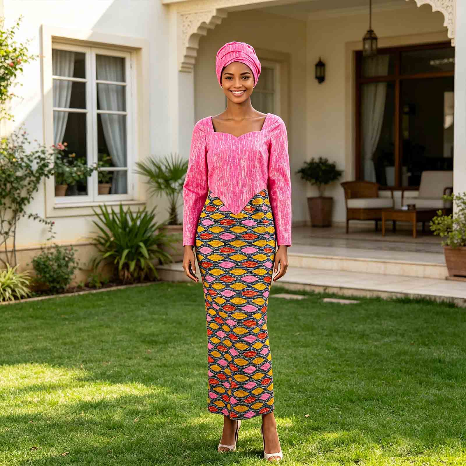 Vestidos largos con estampado  - African Ankara Print reseña y precio