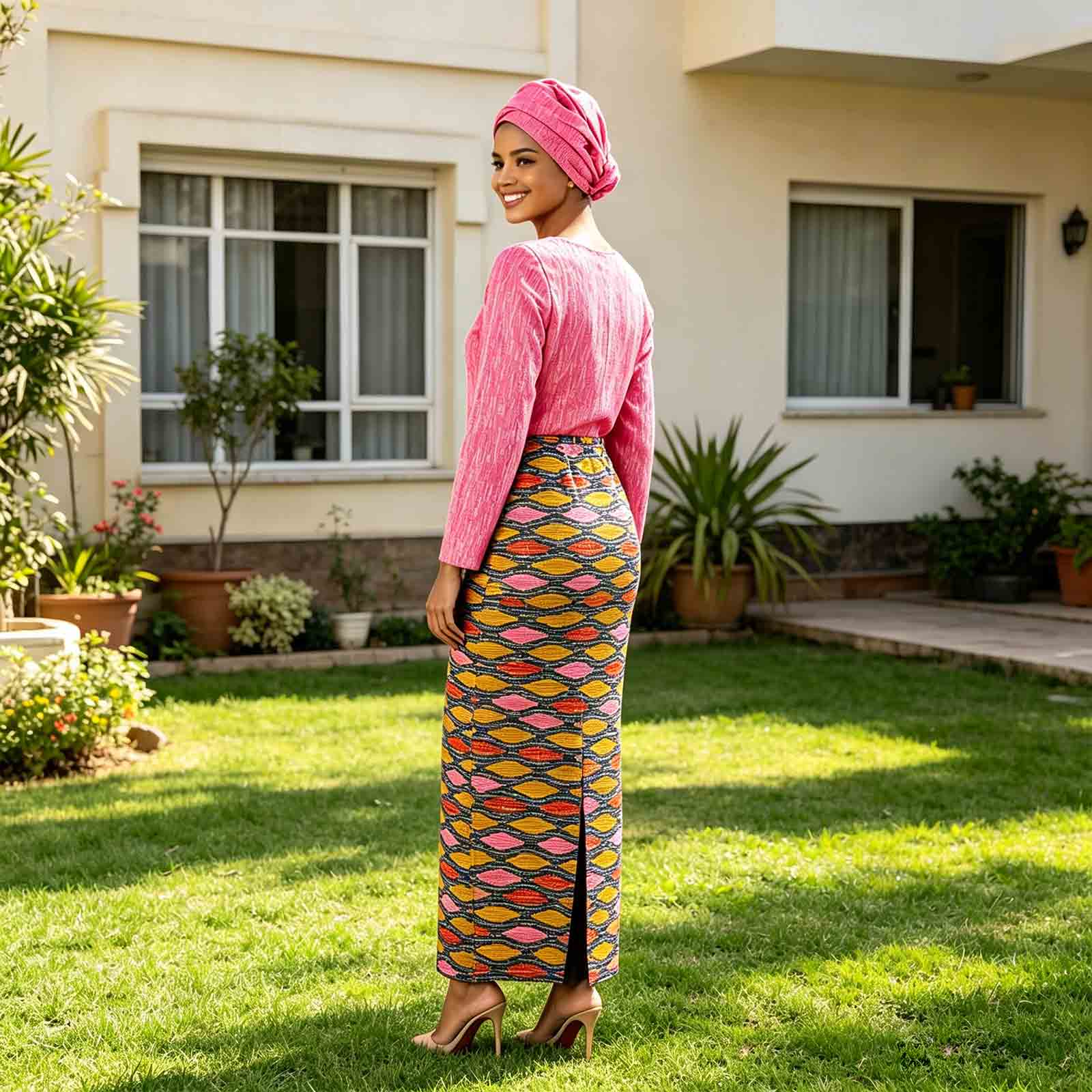 Vestidos largos con estampado  - African Ankara Print reseña y precio