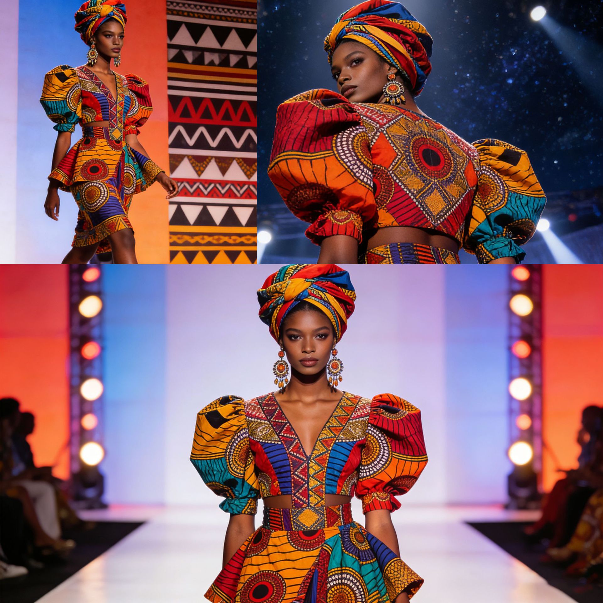 Tela de Poliéster Estampada de - African Ankara Print reseña y precio